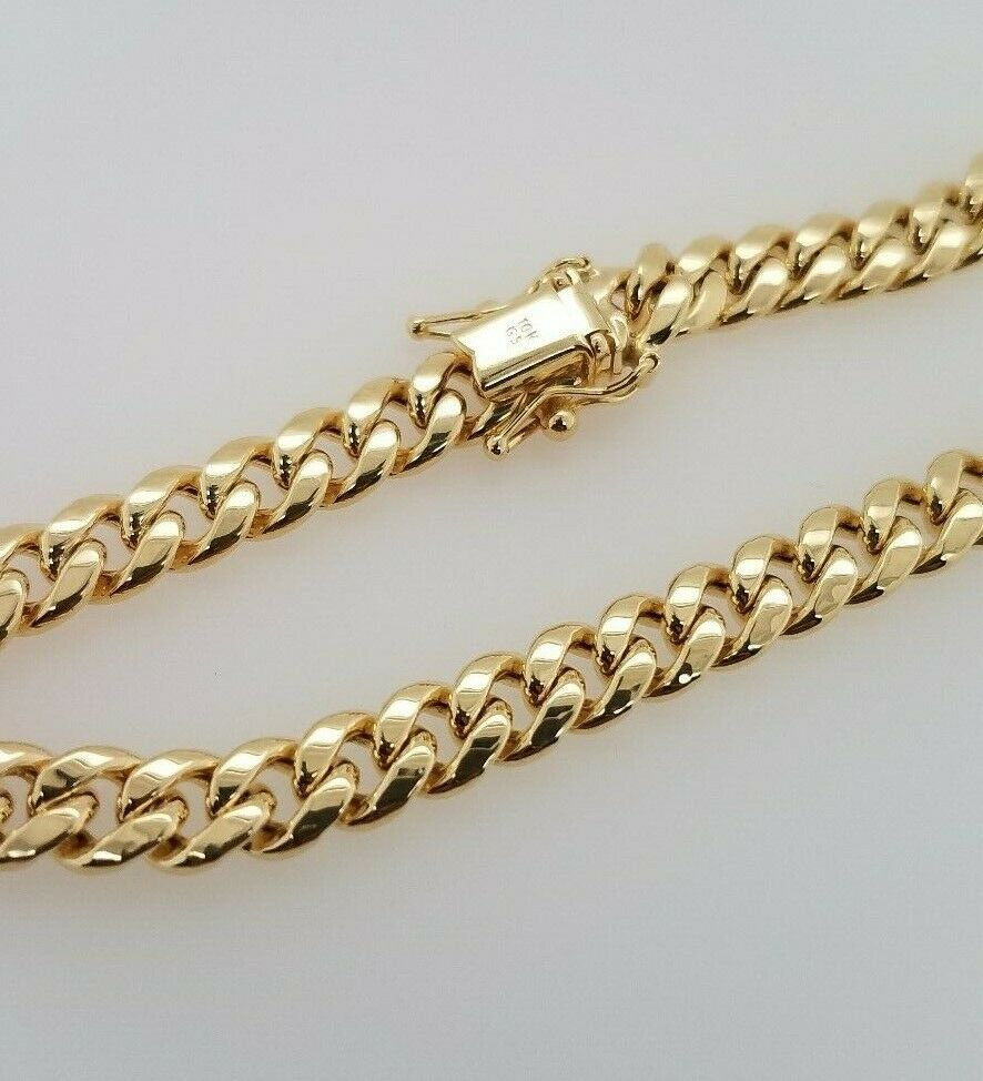 10K Yellow Gold Cuban Link Bracelet 