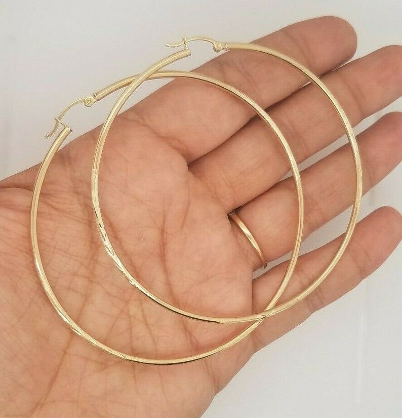 2mm thick hoop earrings