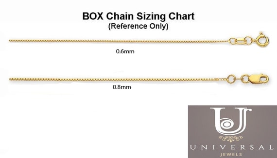 Gold Chain Mm Chart