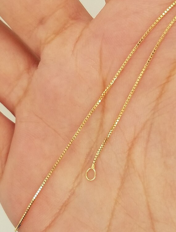0.8 mm gold chain