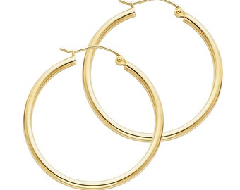10Pcs 35MM 40MM 50MM Gold/Silver Plated Beading Hoop Earrings 60MM 
