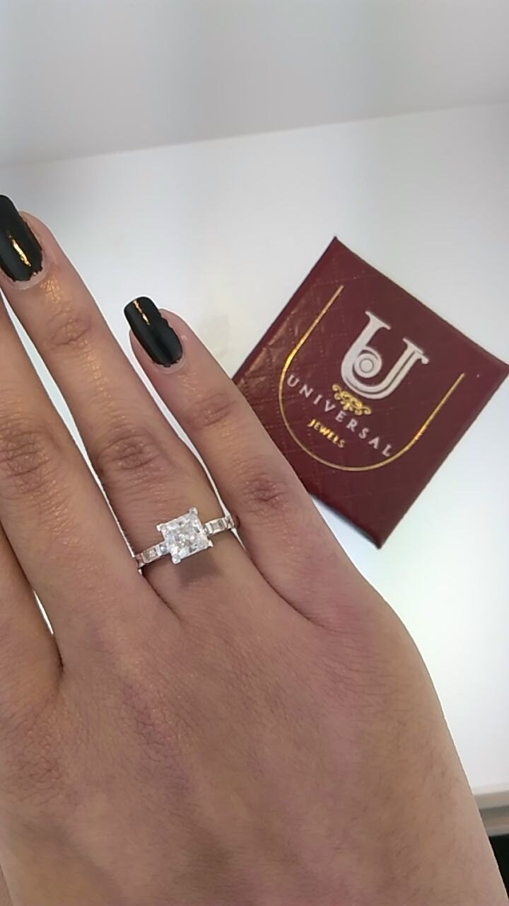 Loweryeah Zircon Ring Princess Diamon Engagement Wedding Party Ring for Women Girls Loweryeah Zircon Ring Princess Diamon Engagement Wedding Party Ring for Women Girls