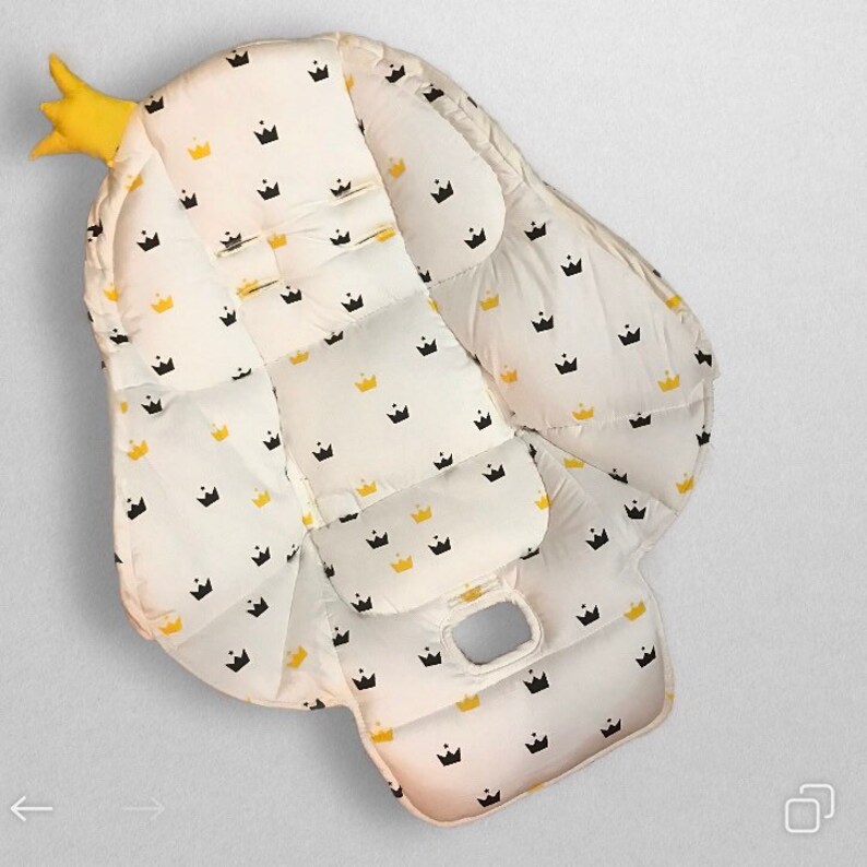 Double-sided cotton removable cover seat pads princess Peg Perego Siesta Prima pappa zero 3 cover for the highchair seat pads high chair