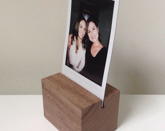 Wanderlust Wood Photo Stand Wood Picture Holder Wooden Photo Display Photograph Display Stand Travel Vacation Honeymoon Frame