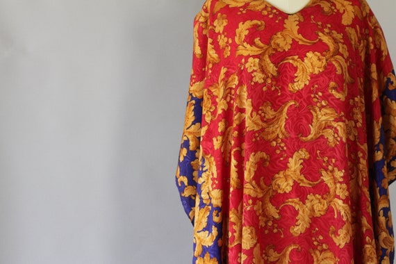Queen of Hearts Kaftan // 1970s Ruth Norman for N… - image 3