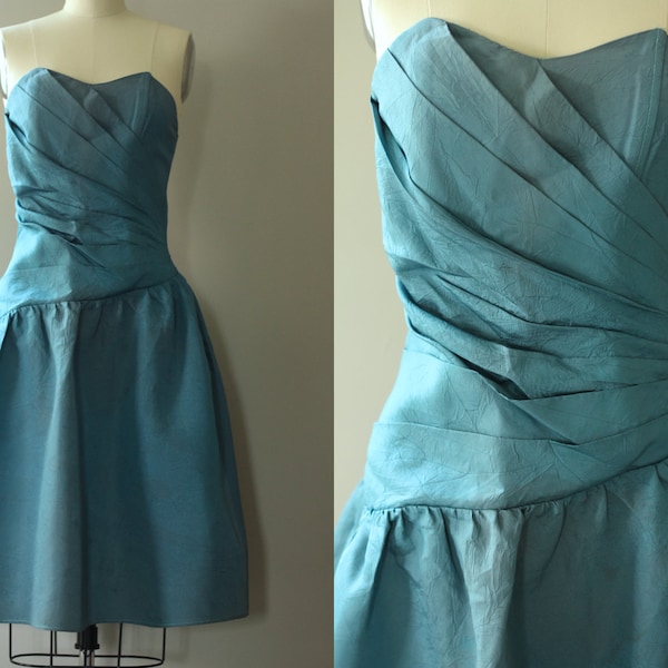 Dominique Dress // 1980s 80s Vintage Parisian Party Dress