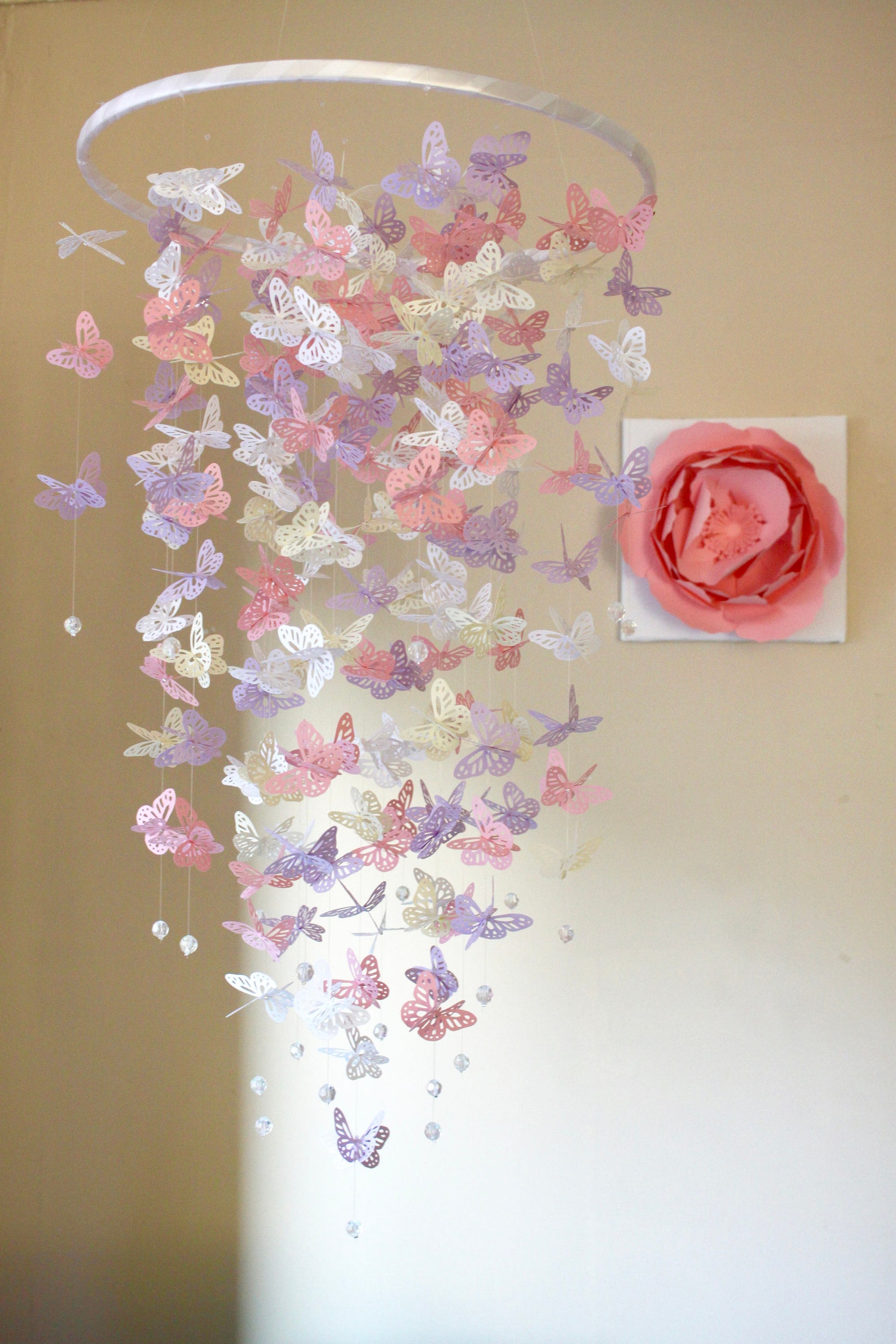 Butterfly Crib Mobile/monarch Butterfly Mobile/nursery Etsy