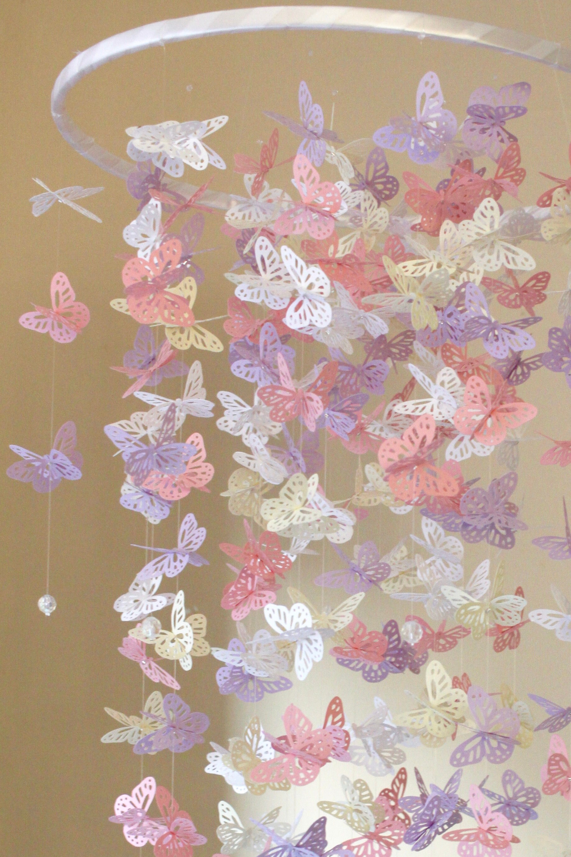 Butterfly Crib Mobile/monarch Butterfly Mobile/nursery Etsy