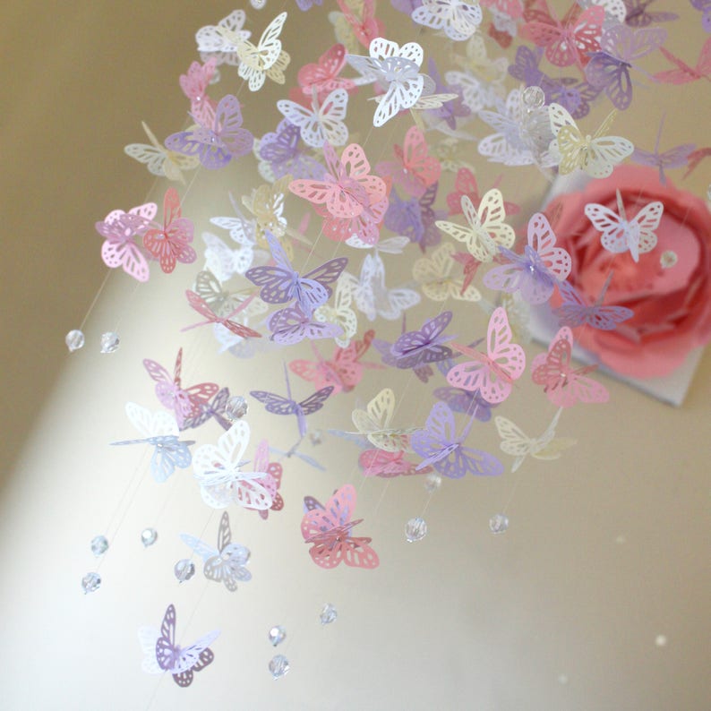 Butterfly Crib Mobile/Monarch Butterfly Mobile/nursery Etsy