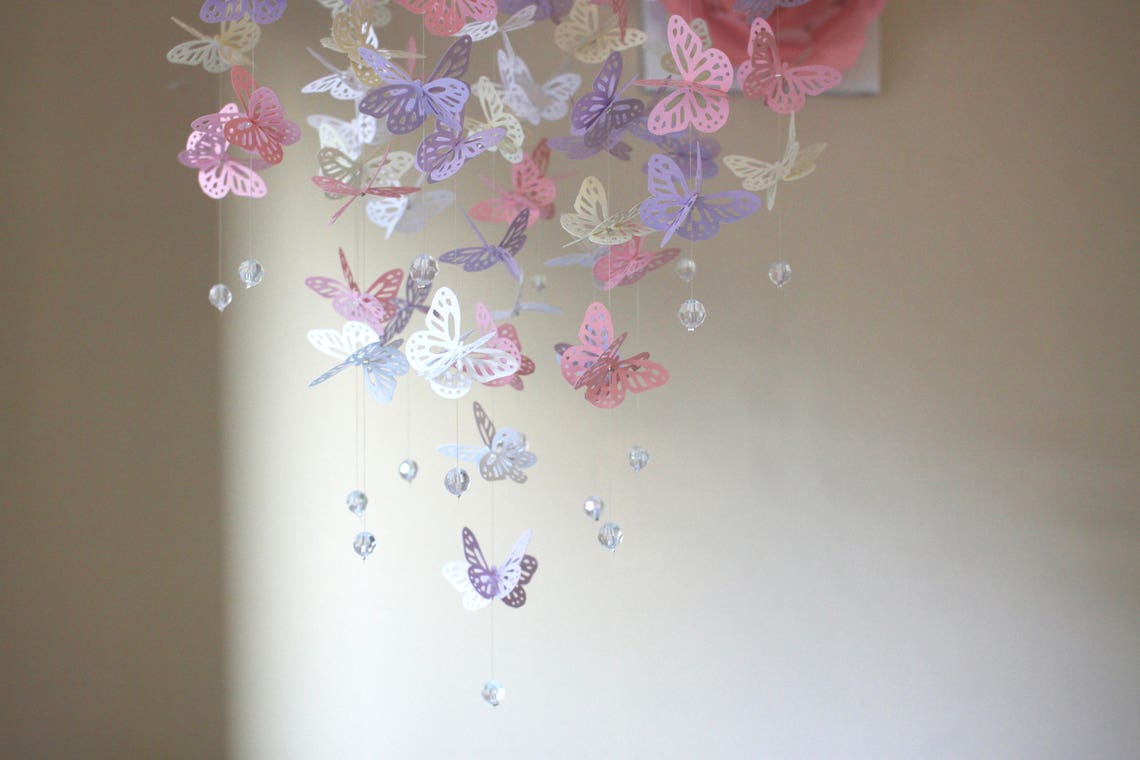 Butterfly Crib Mobile/monarch Butterfly Mobile/nursery Etsy