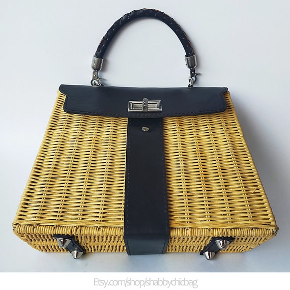 hermes yellow purse