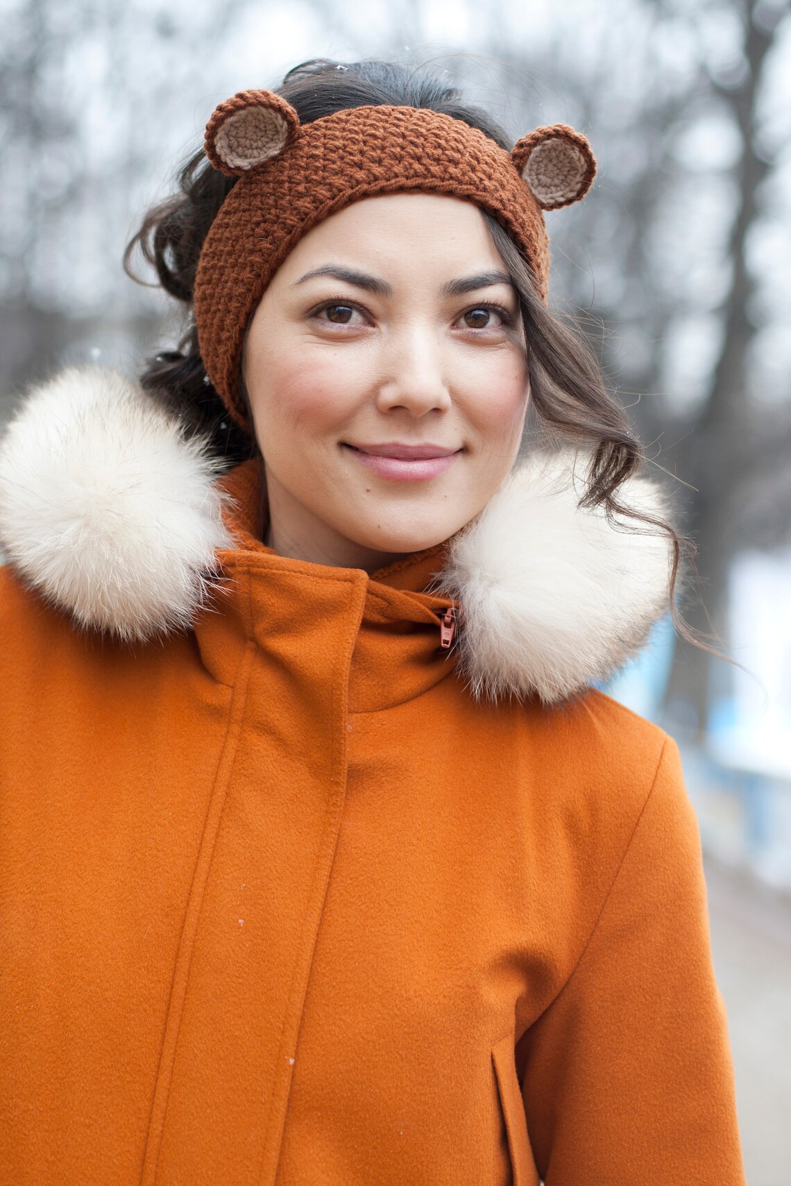 Grizzly bear headband Teddy bear headband Bear headband Etsy