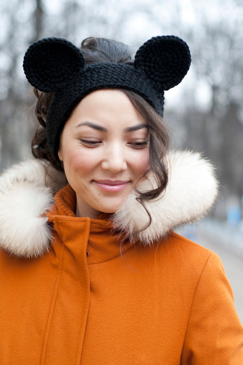 Mickey Mouse Headband Mickey Mouse Ears Headband Mickey Etsy