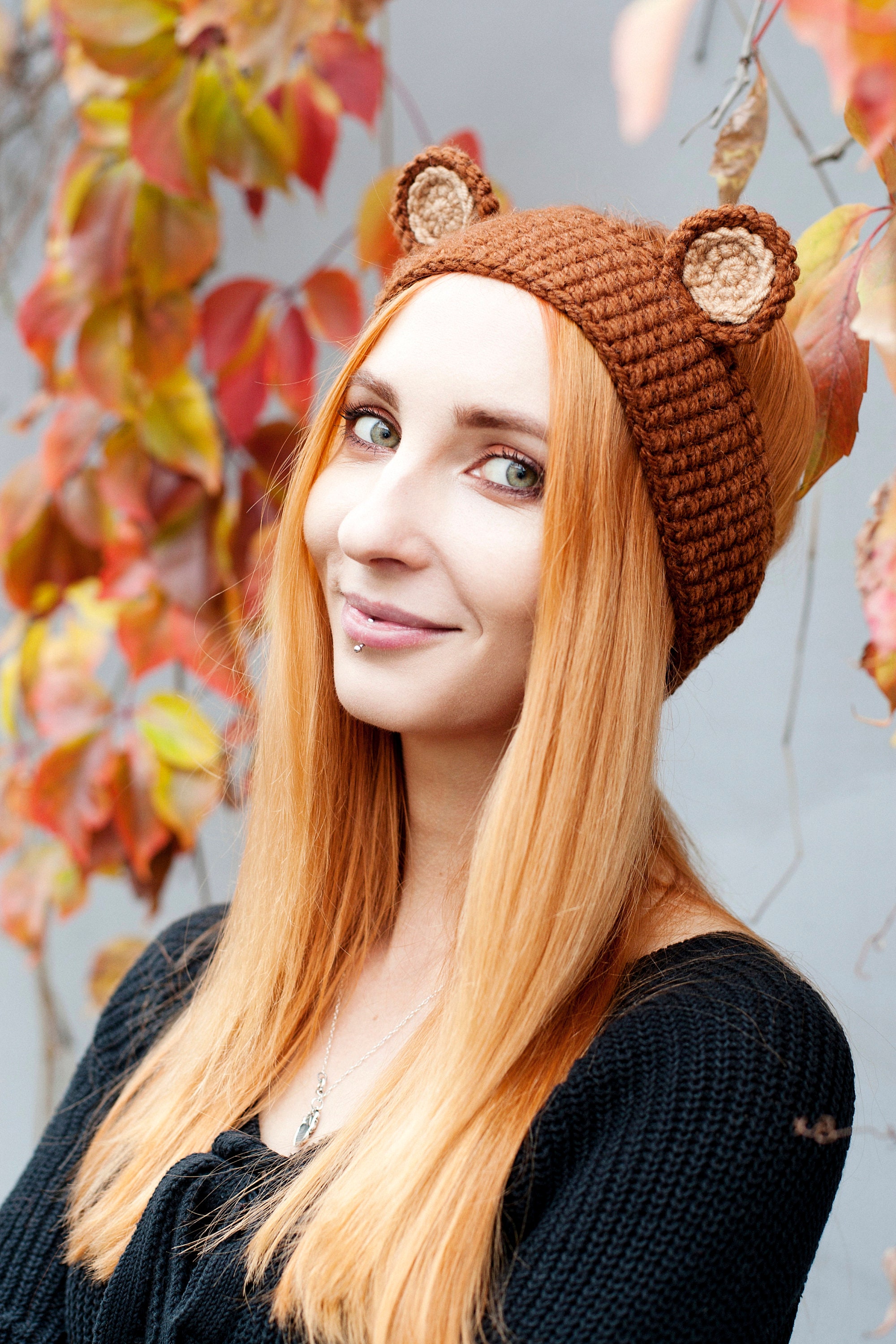 Grizzly bear headband Teddy bear headband Bear headband Etsy