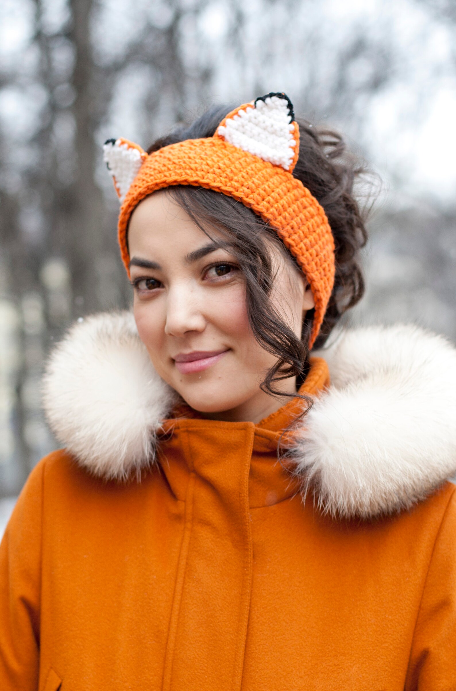 Fox Headband Fox Ears Headband Fox Ear Warmer Etsy