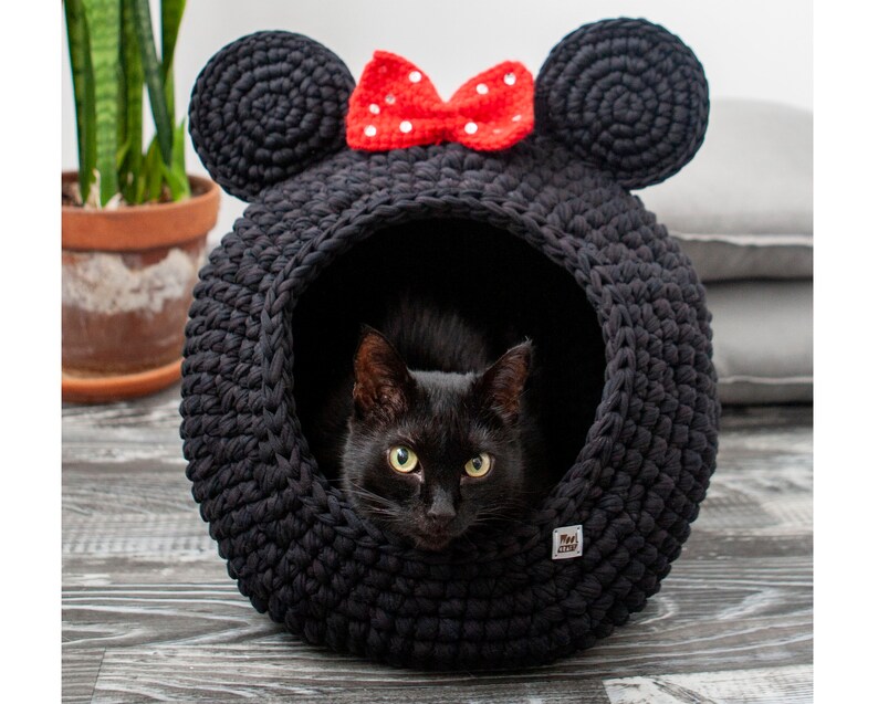 mickey mouse cat bed