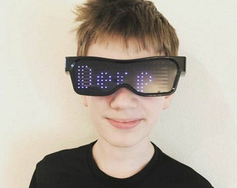 Programmable best sale led sunglasses