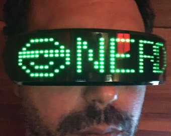 Cyberpunk Customizable LED Glasses