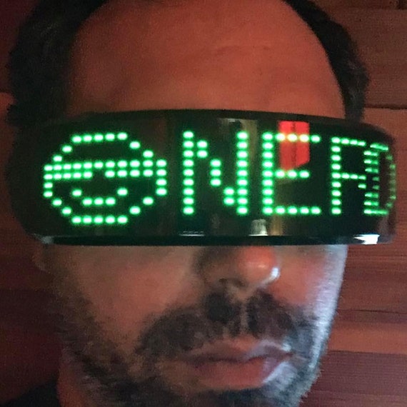 Occhiali LED personalizzabili Cyberpunk -  Italia