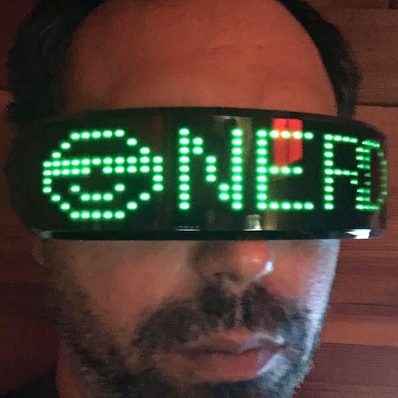 Cyberpunk Customizable LED Glasses 