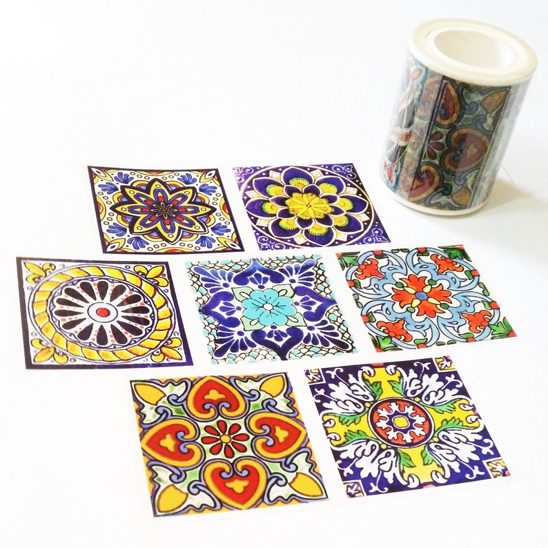 Jielin Washi Tape Talavera Tiles