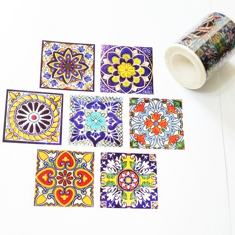 Jielin Washi Tape Talavera Tiles