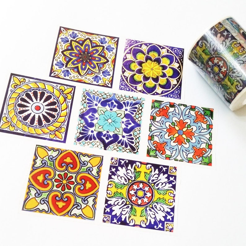 Jielin Washi Tape Talavera Tiles