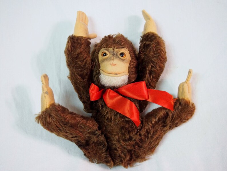 1940's stuffed monkey