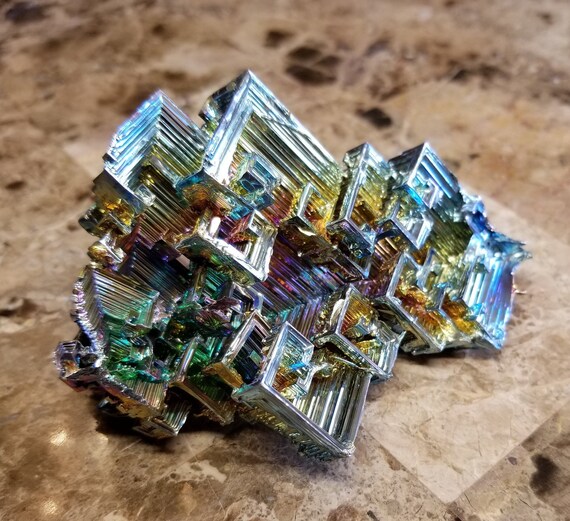 Bismuth Rokcs Home & Living Rocks & Geodes Bismuth Crystal Specimen 177.30 grams Home ...
