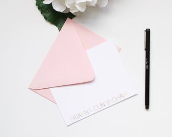 Personalized Stationery, Kids Stationery, Custom Stationery, Flat Notecards