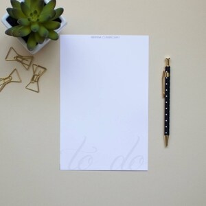 Personalized Notepad / To Do Notepad / Custom Notepad / Name Notepad / To Do List