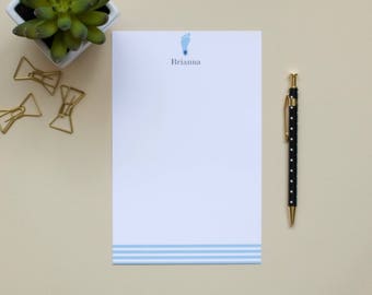 Personalized Notepad /UNC Notepad / Tarheel Notepad / Monogram Notepad / Name Notepad