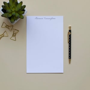 Personalized Notepad / Simple Notepad / Custom Notepad / Name Notepad / Initial Notepad