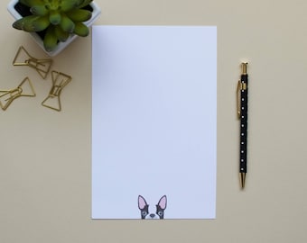 Bloc de notas de Boston Terrier