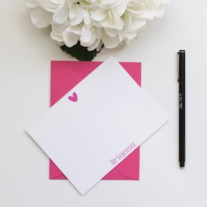 Personalized Stationery, Monogram Stationery, Kids Stationery, Flat Notecards
