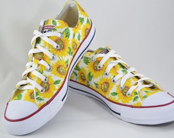 sunflowers on converse