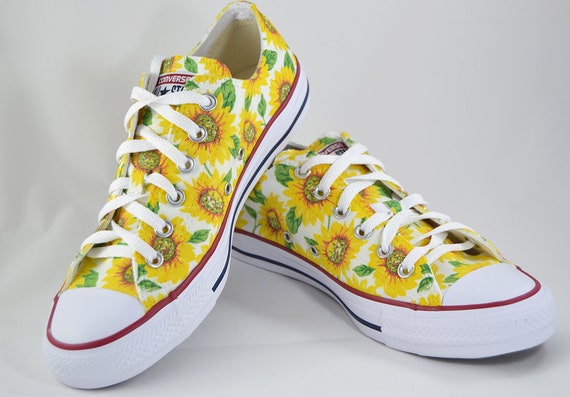 custom sunflower converse