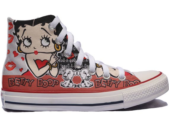 betty boop converse shoes