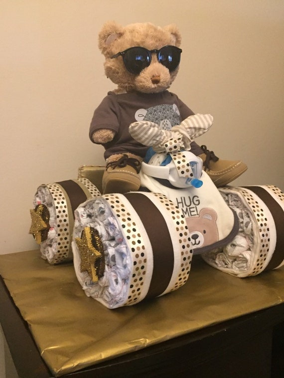 Four Wheeler Diaper Cake Wheeler Diaper Cake In Many Colors Great