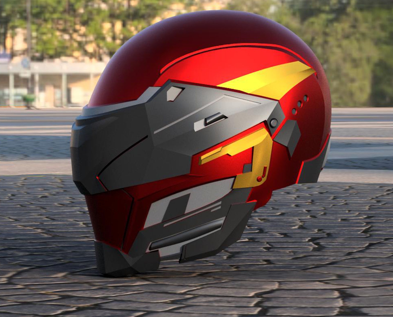 Cyberpunk Helmet - Etsy