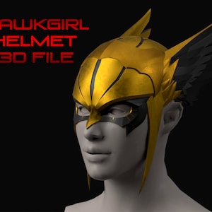Hawkgirl Helmet 3D File