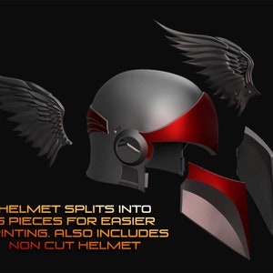 Mandalorian Valkyrie Helmet image 7