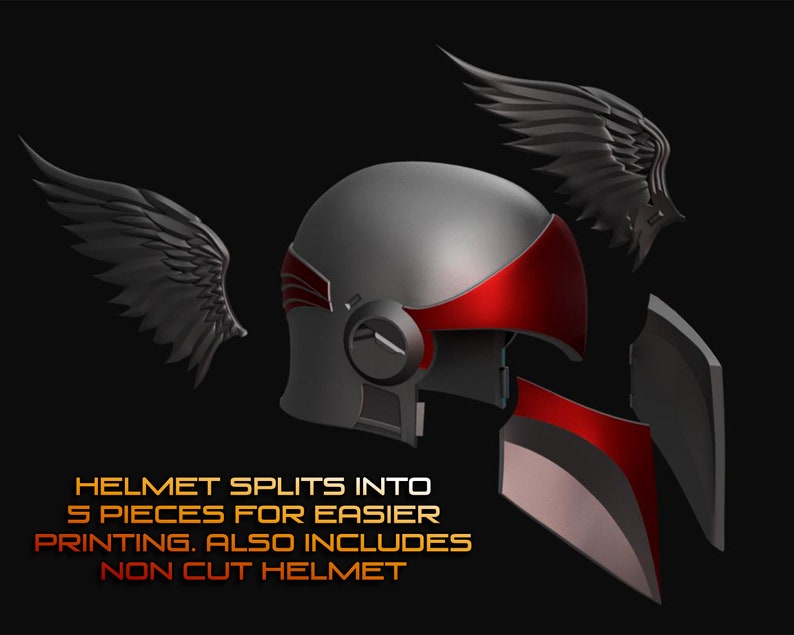 Mandalorian Valkyrie Helmet image 7