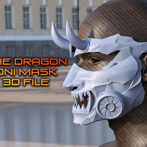 The Dragon Oni Mask 3D File