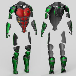 Crusader's Armor Set 3D Files