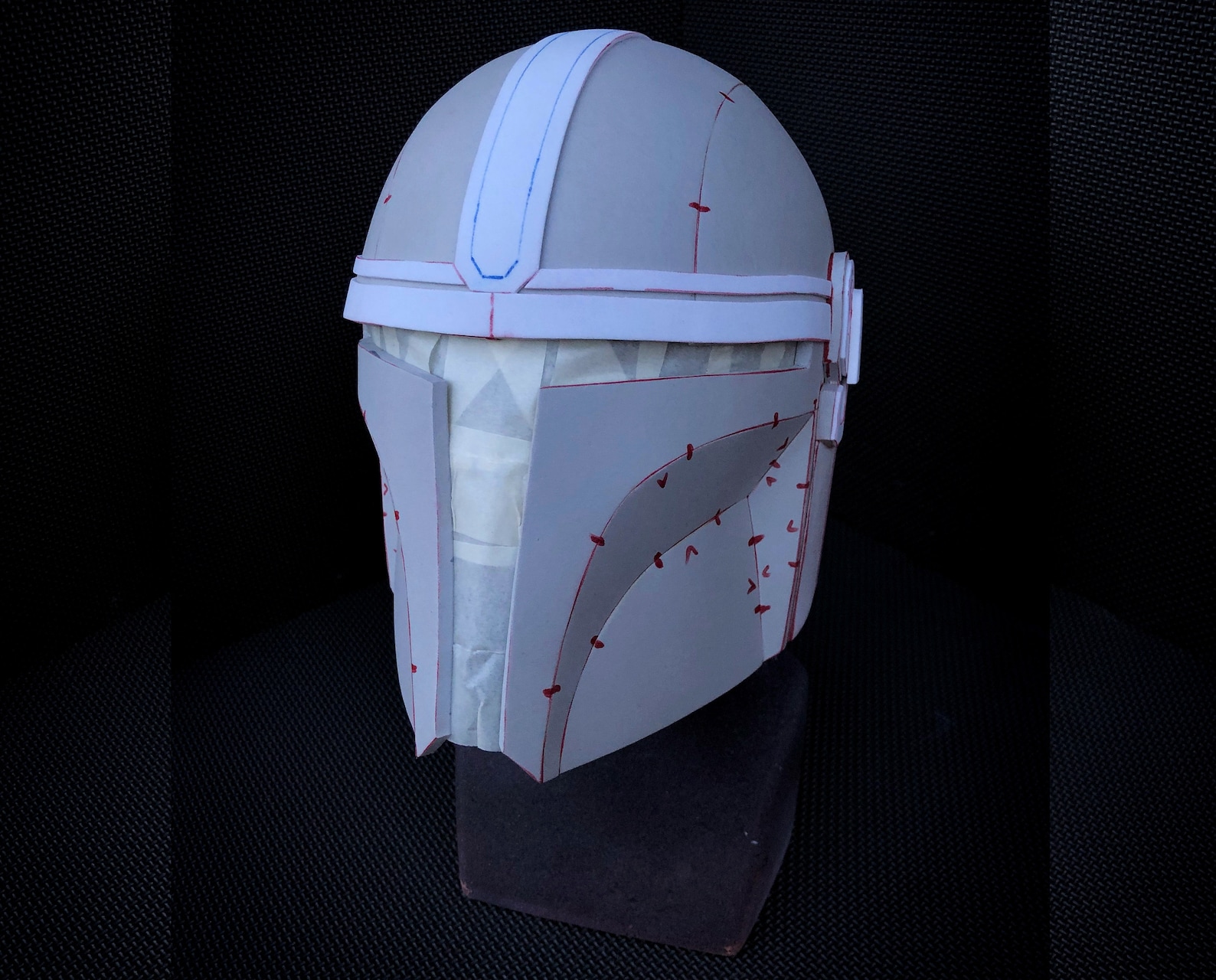 Mandalorian Helmet Foam Template Etsy