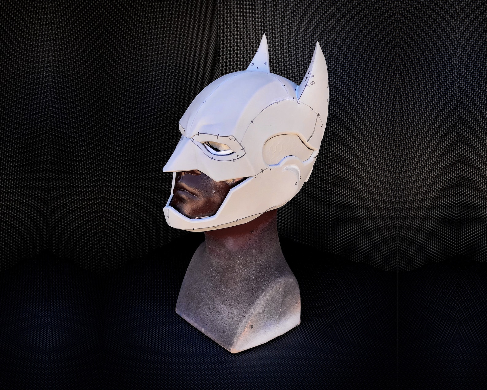Batman Cowl Foam Template Etsy Batman Cowl Foam Template Etsy