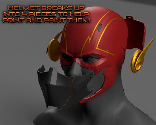 Custom Speedster Mask Speedster Helmet 3D File - Etsy