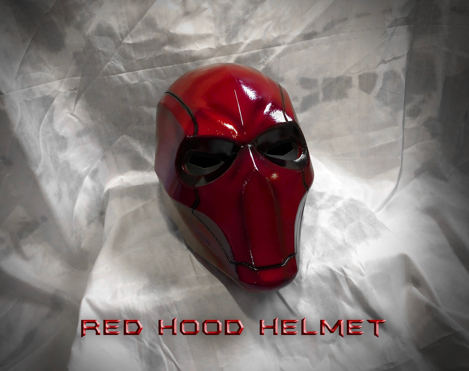 Red Hood Helmet Foam Template Etsy
