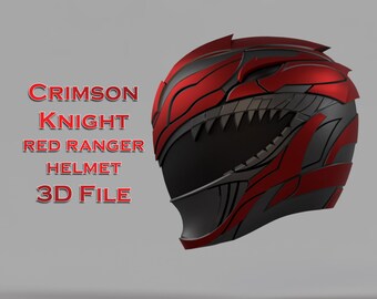 The Crimson Knight, Red Ranger Helmet 3D Files